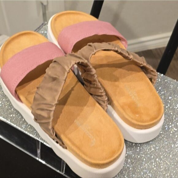 Koolaburra By Ugg Tayla Slide Sandal- Fox Glove - Picture 10 of 11